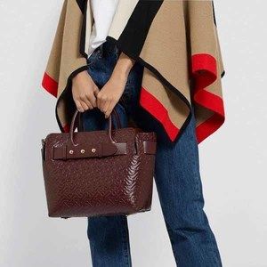 Burberry Tote Outlet Leather Red Bag